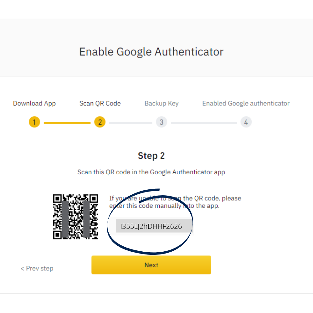 Google authenticator key 